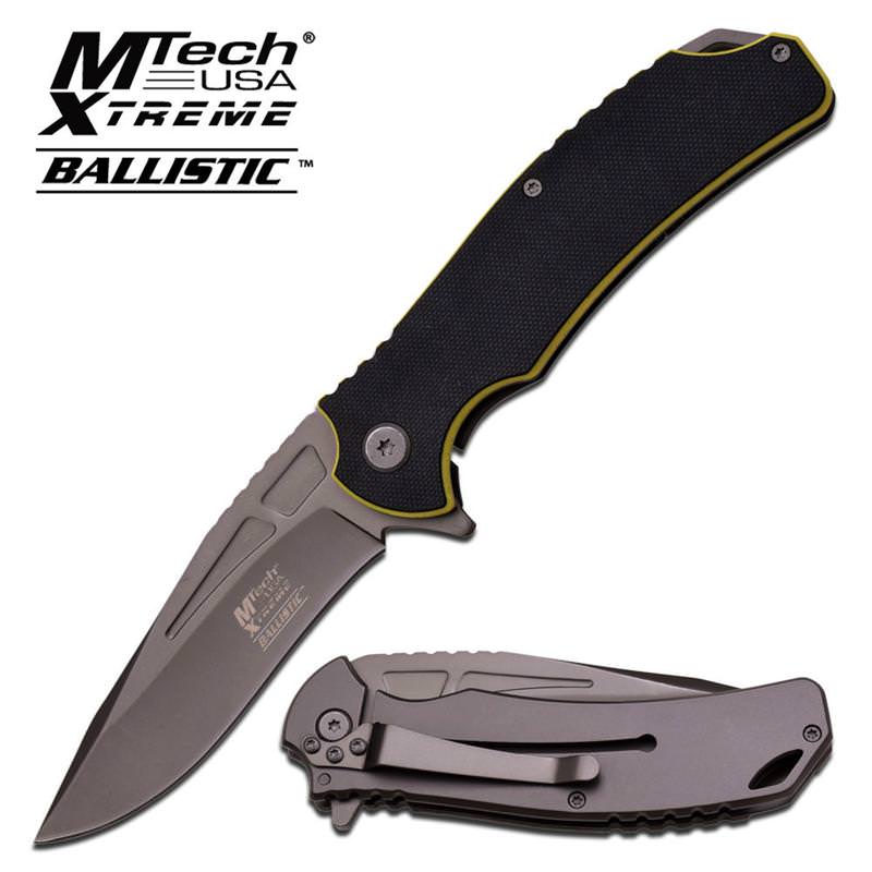 Xtreme Ballistic Assisted Opening Knives With G10 Handle - Tophatter's Army Products & Self Defense Collectible Weapons - Tophatter Daily Deals